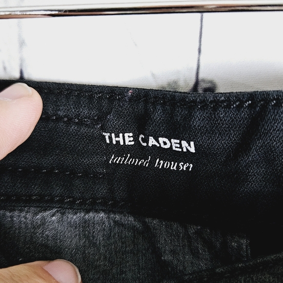 AG ADRIANO GOLDSCHMIED | The Caden Tailored Trouser stretch leatherette pants - Picture 7 of 12